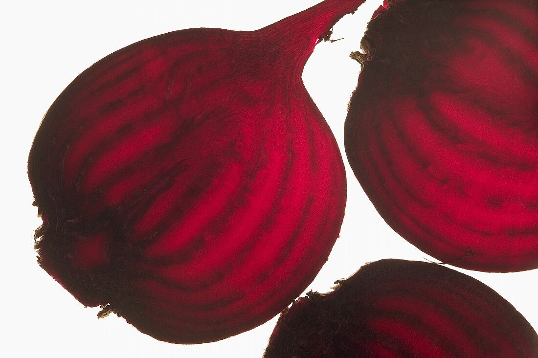 Beetroot, backlit