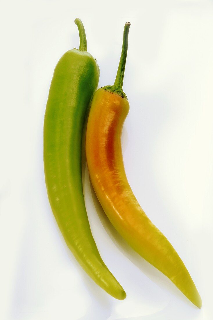 Two chili peppers