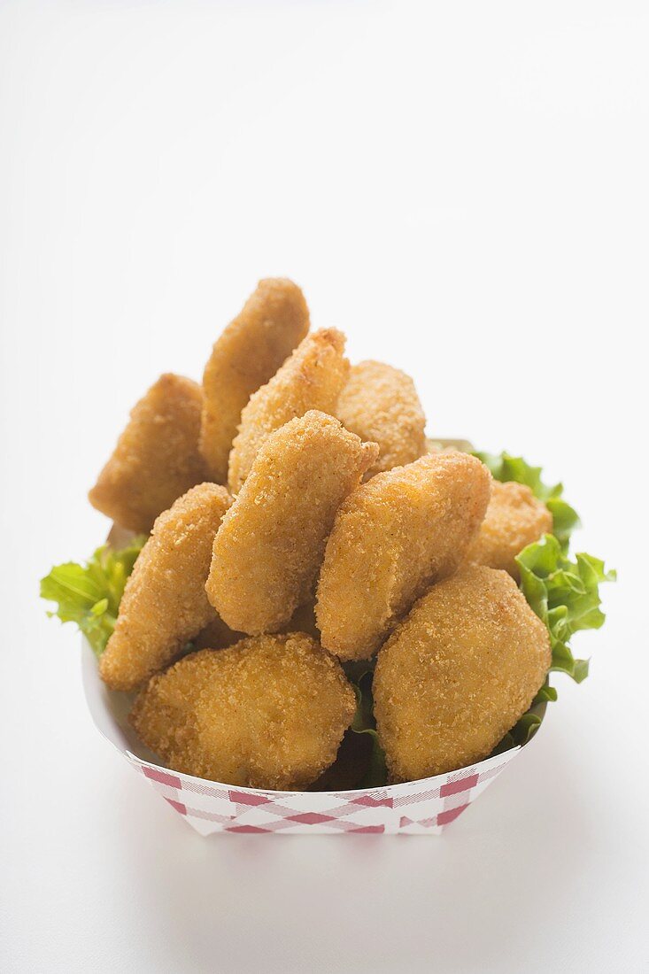 Chicken Nuggets in cardboard dish