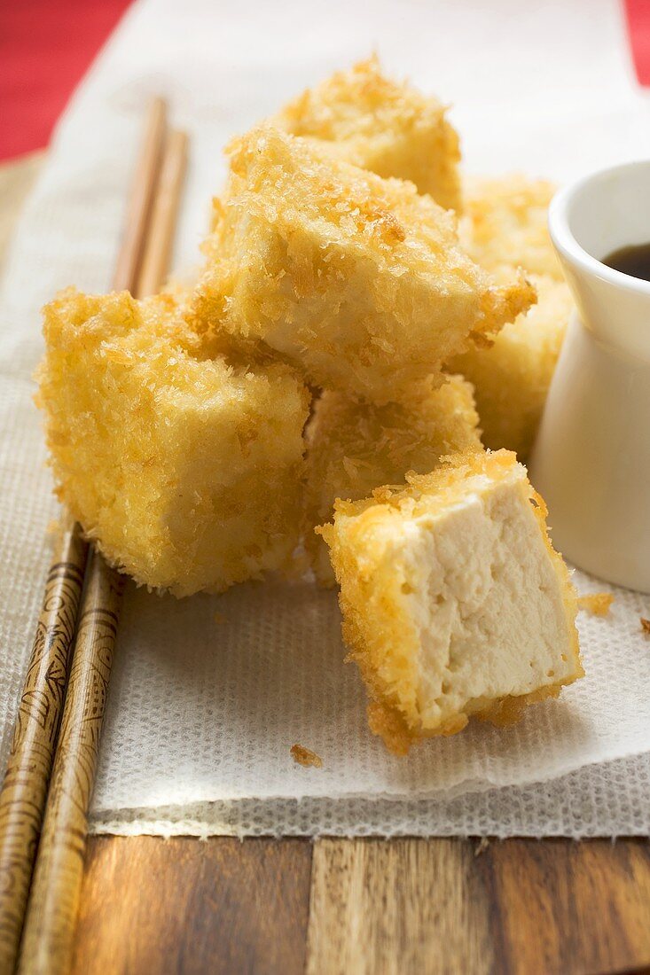 Breaded tofu cubes (Asia)