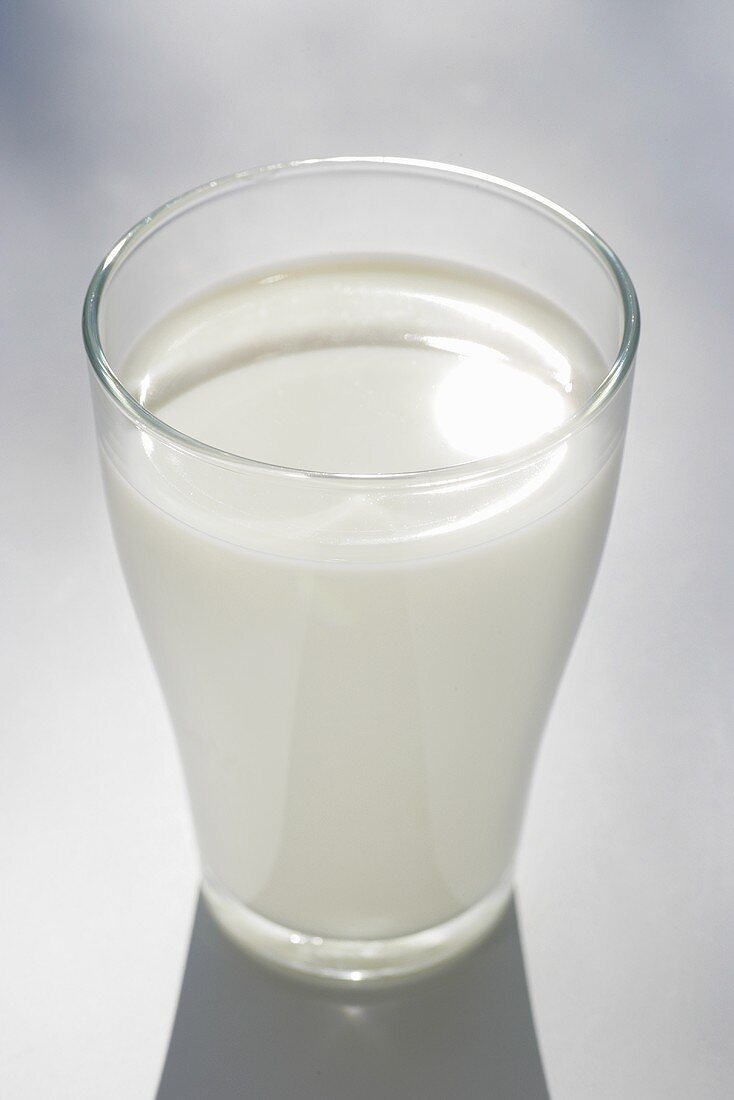 Ein Milchglas