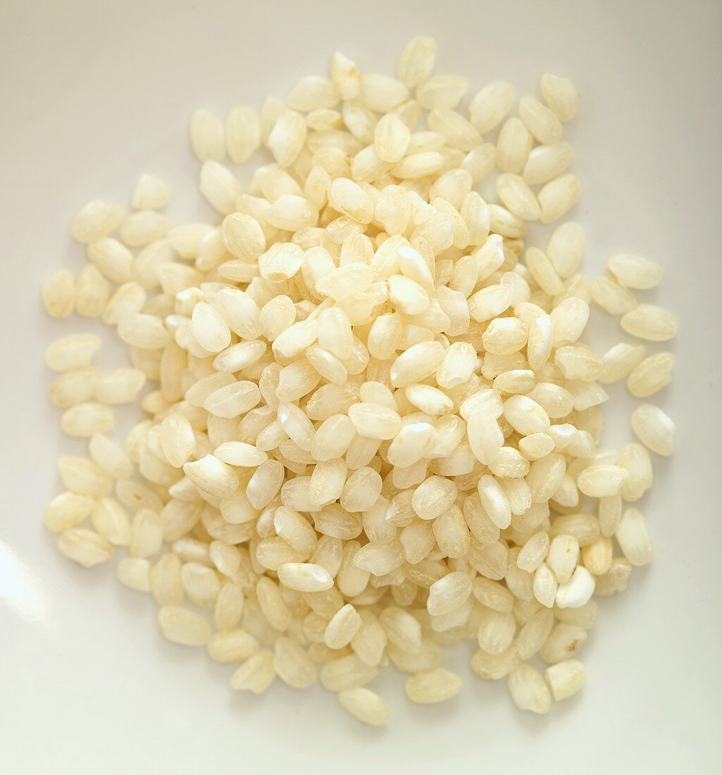 A heap of risotto rice