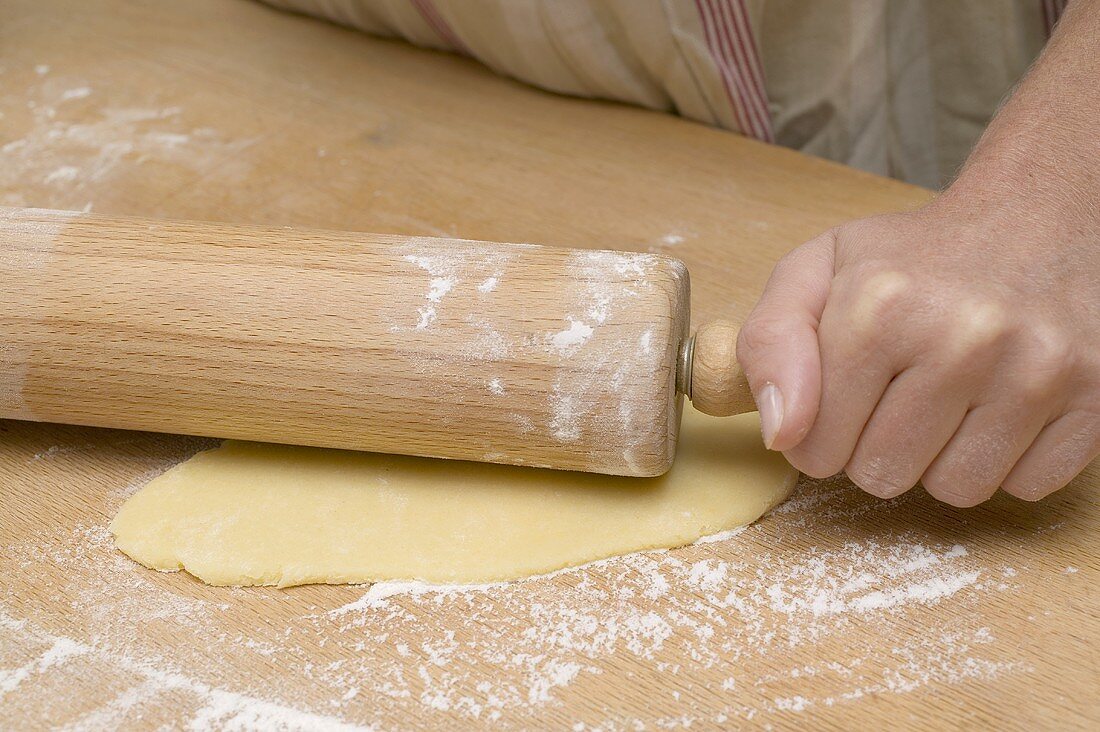 Rolling out dough