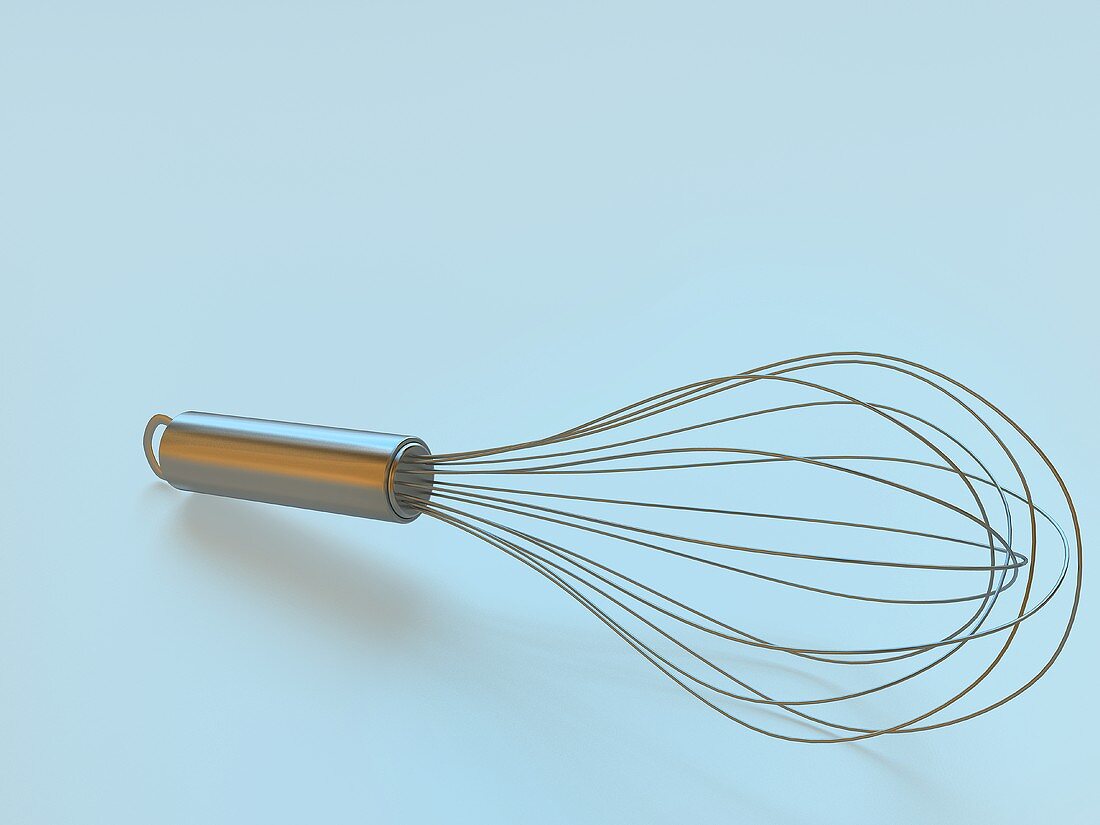 A balloon whisk