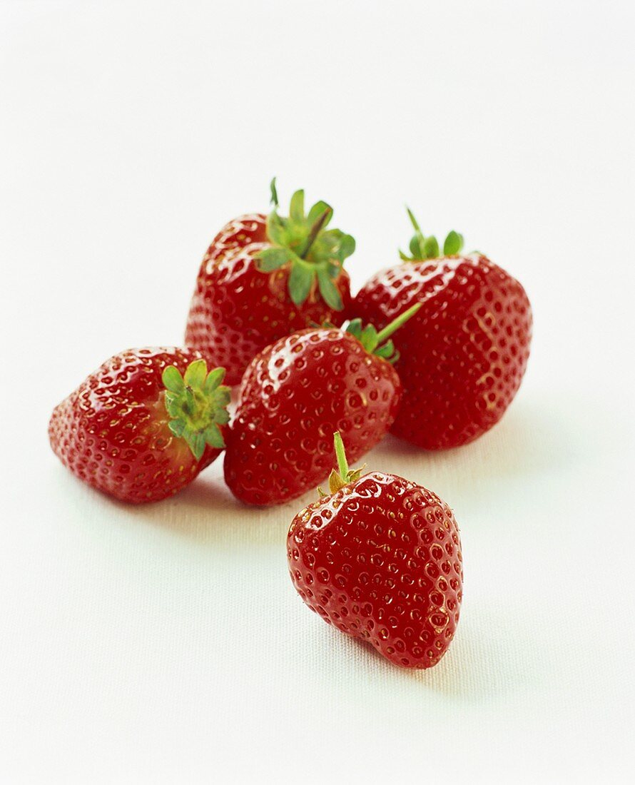 Five strawberries