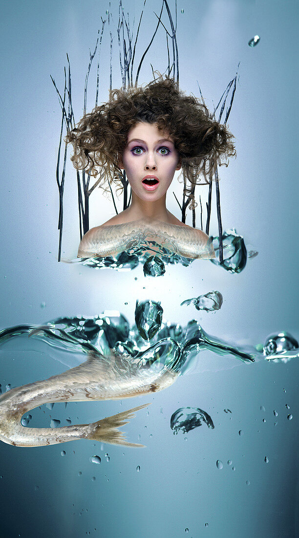 Meerjungfrau (Collage)