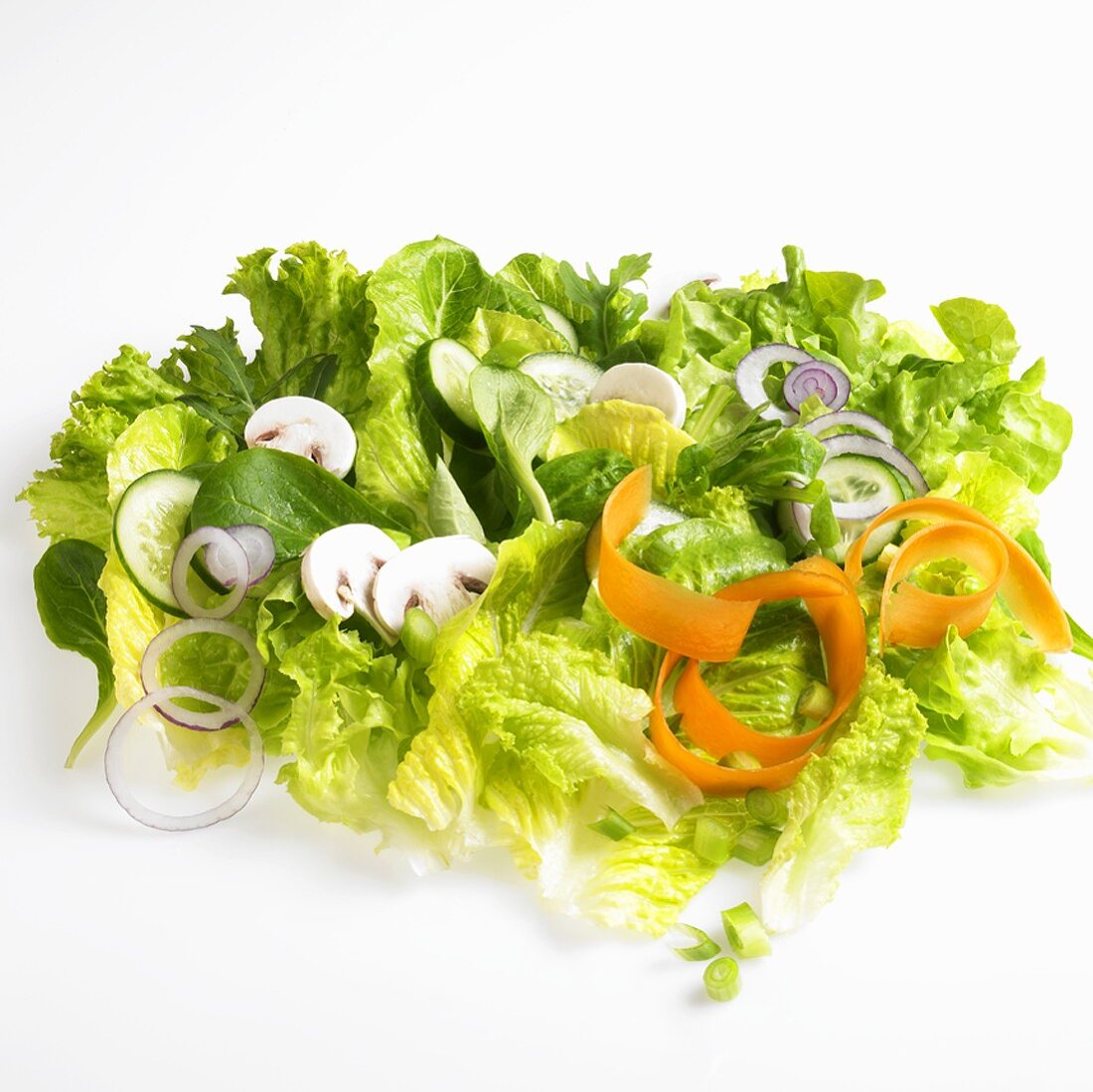 Gemischter Salat mit Champignons