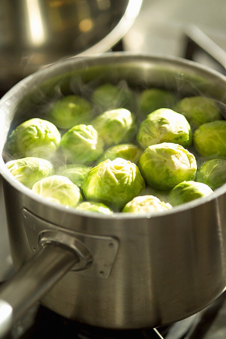 Cooking Brussels sprouts