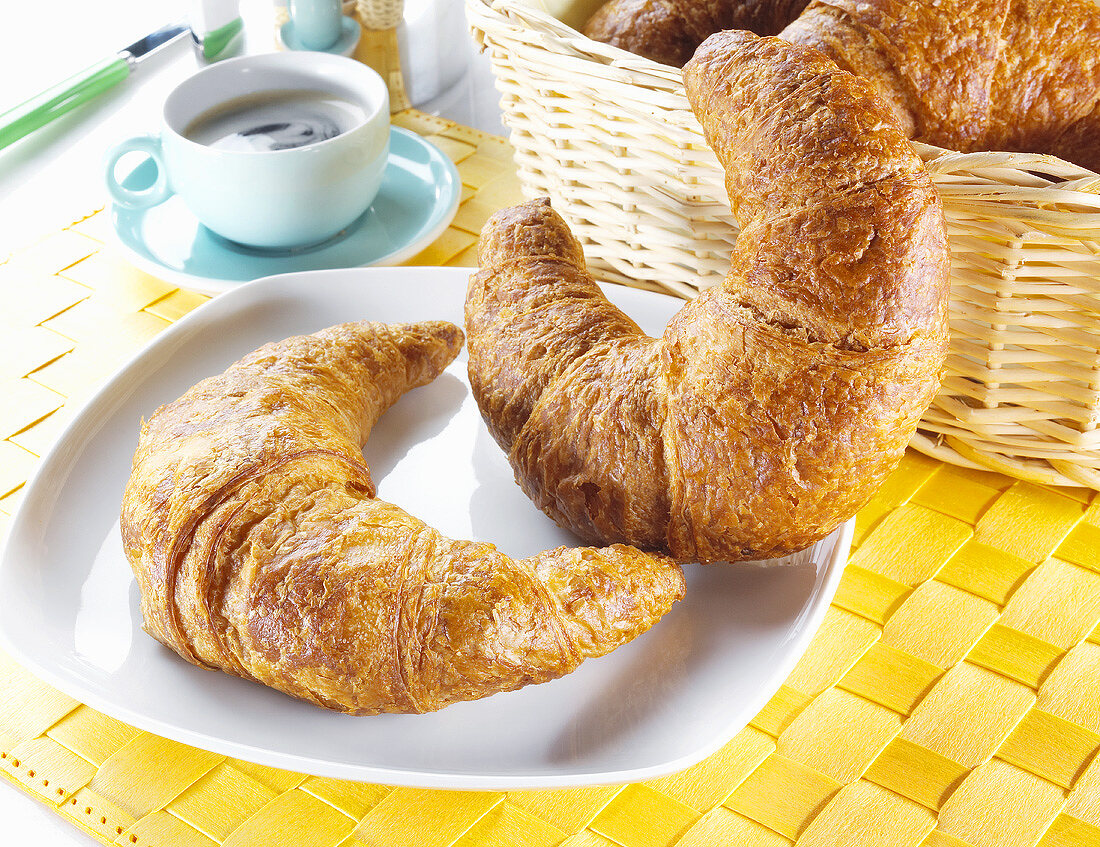 Croissants zum Frühstück