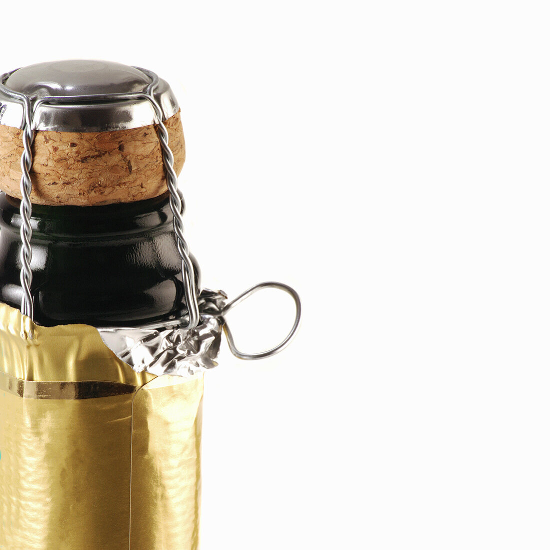 Sparkling wine bottle closure
