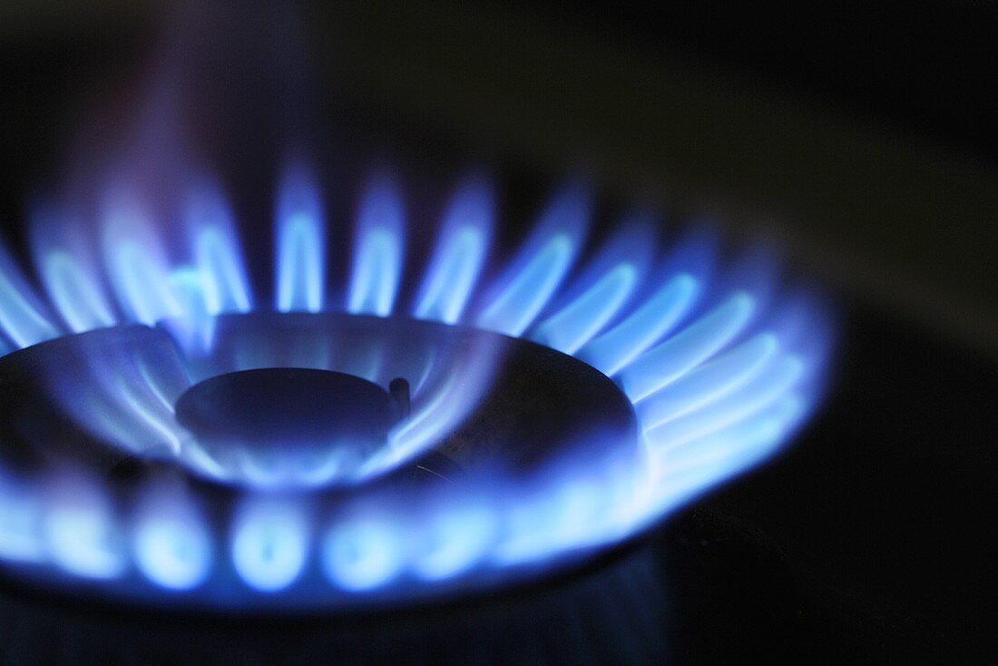 Gas flame (close-up)