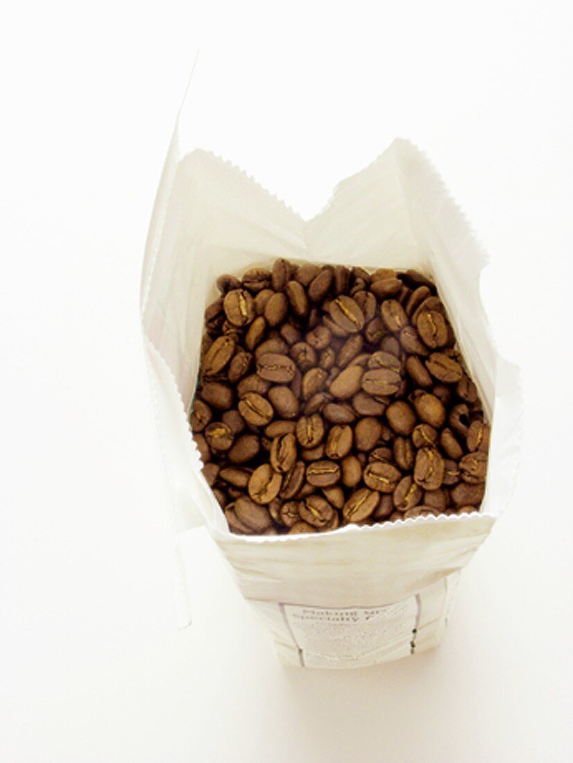 Coffee Beans in a Bag