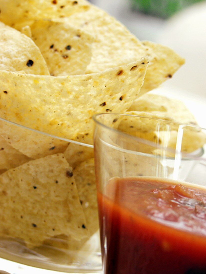 Tortilla Chips with Salsa