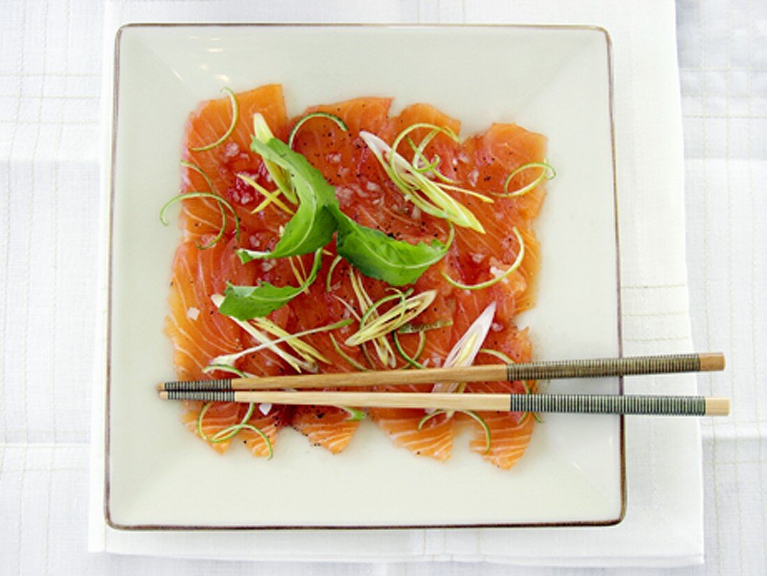 Salmon Carpaccio