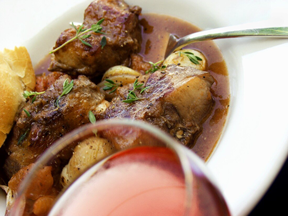 Rabbit Stew in a Bowl