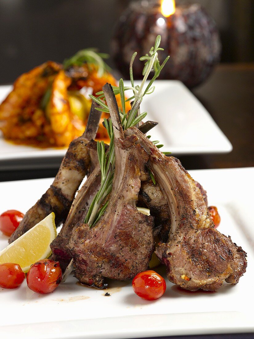 Grilled Lamb with Rosemary