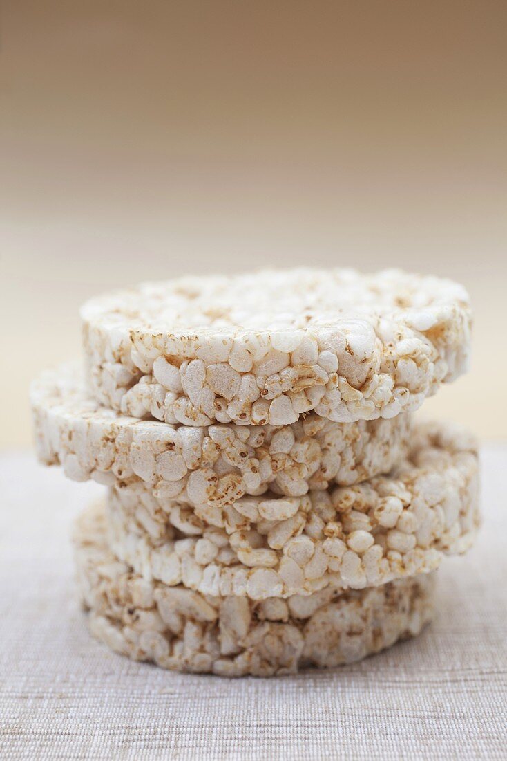 A stack of rice cakes
