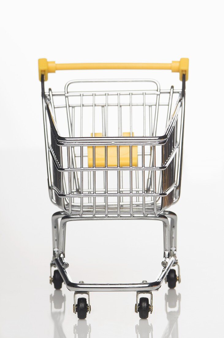 A supermarket shopping trolley