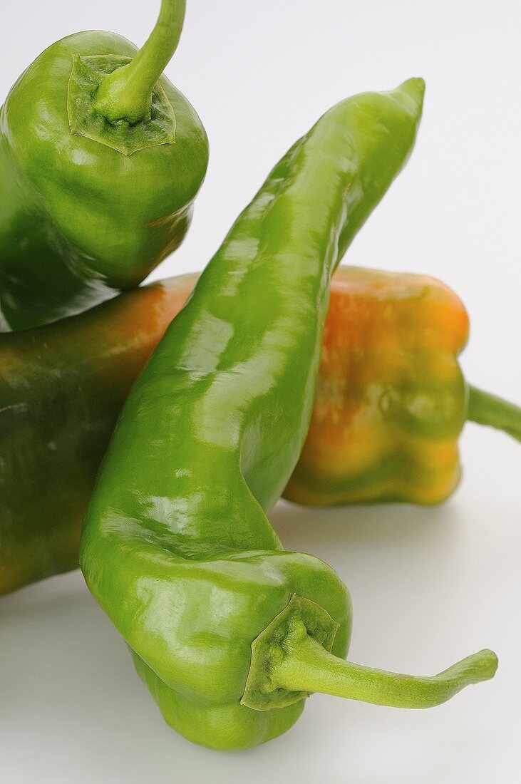 Three green chillies