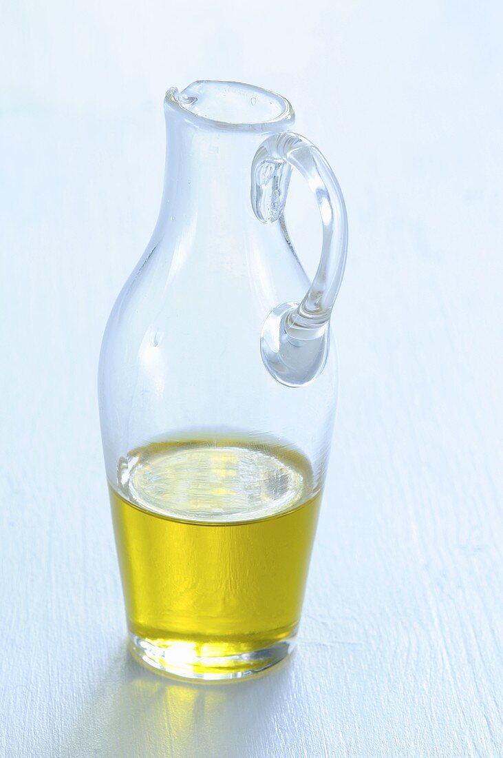 Olive oil in carafe