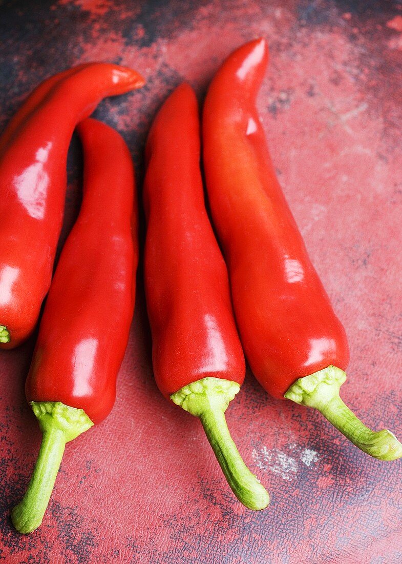 Four red chillies