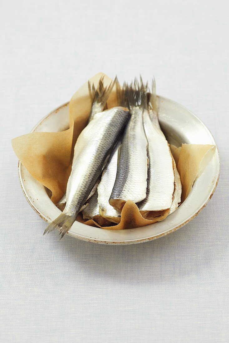 A bowl of herring