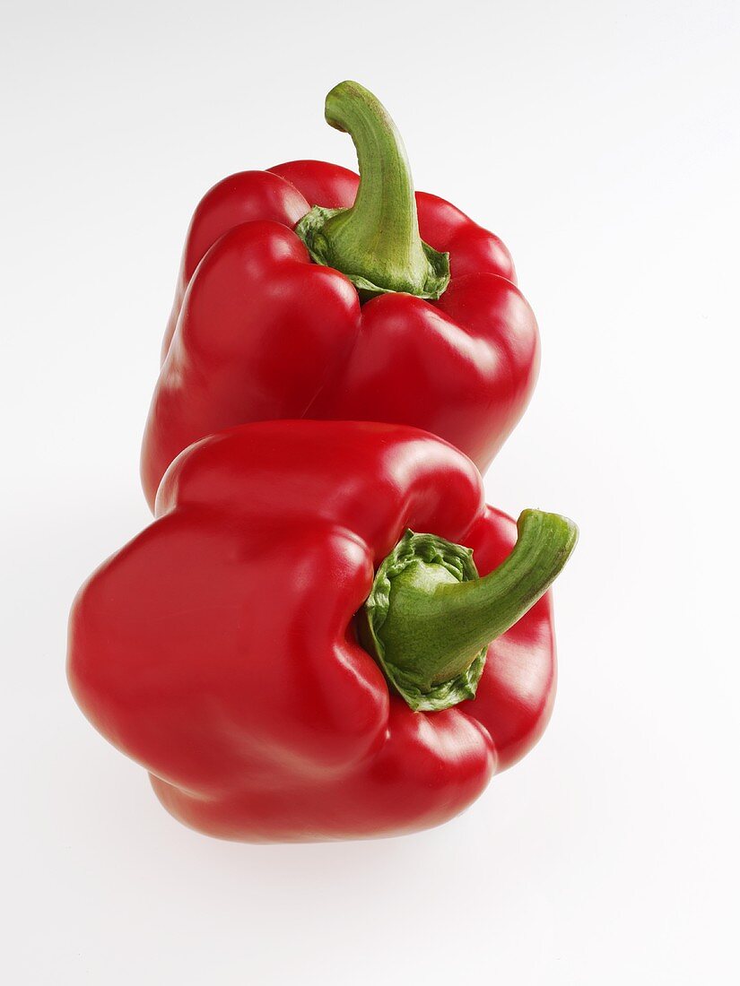 Two red peppers