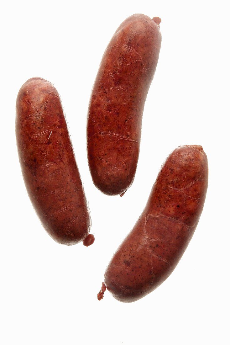 Three Mexican chorizos