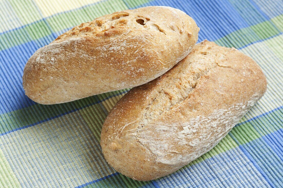 Two Whole Wheat Rolls