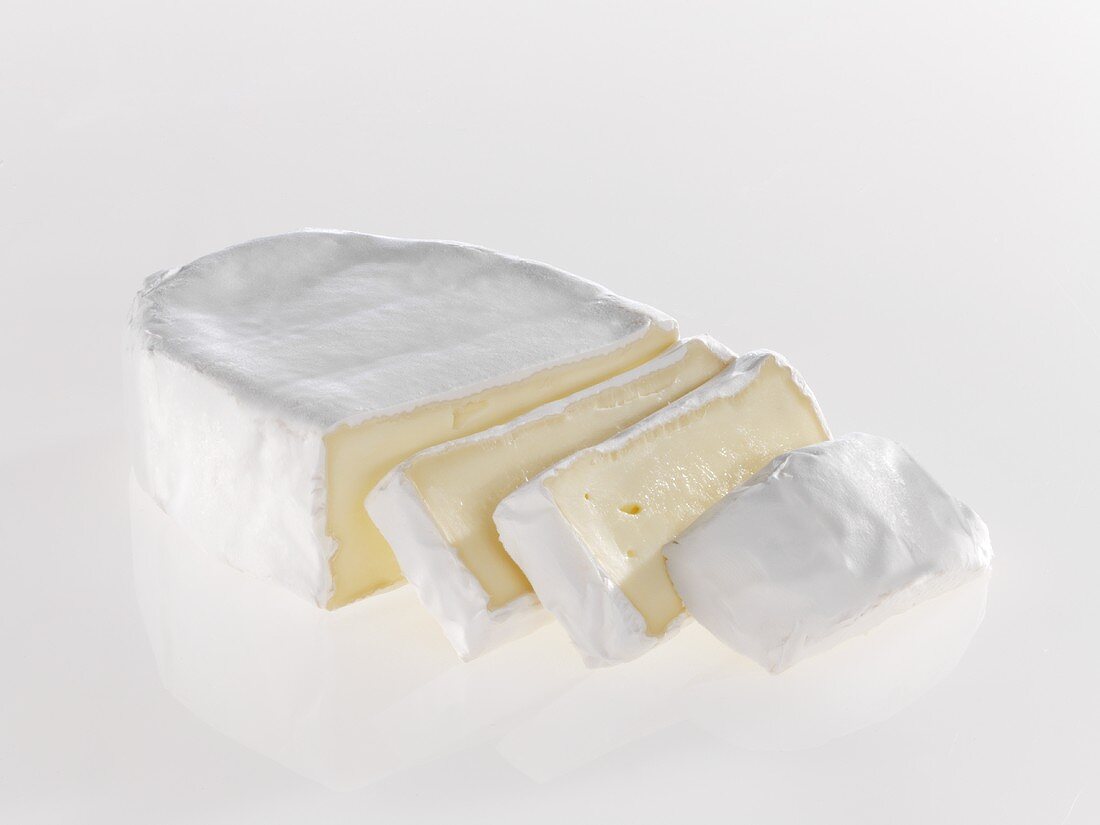 Sliced soft cheese