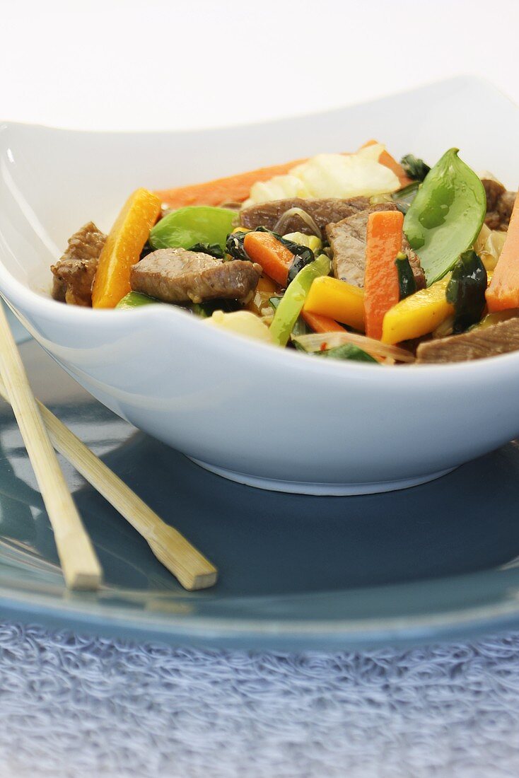 Beef with vegetables (Asia)