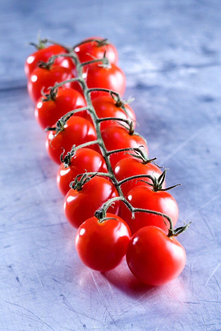 Cherry tomatoes on the vine