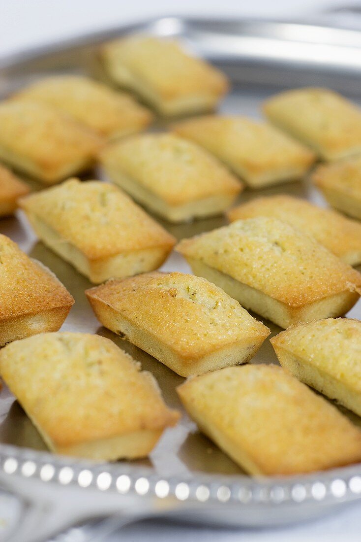 Financiers (sponge and almond cakes, France)