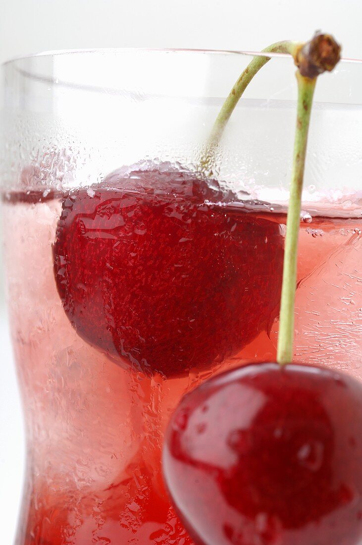 Wild Cherry (Cherry cocktail, close-up)