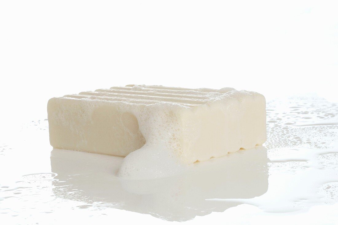 Soap with lather