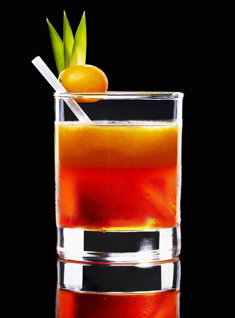 Ein Orangen-Cocktail