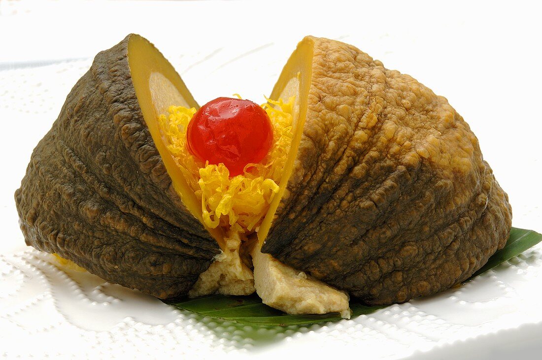 Kürbis mit Kokoscreme (Thailand)