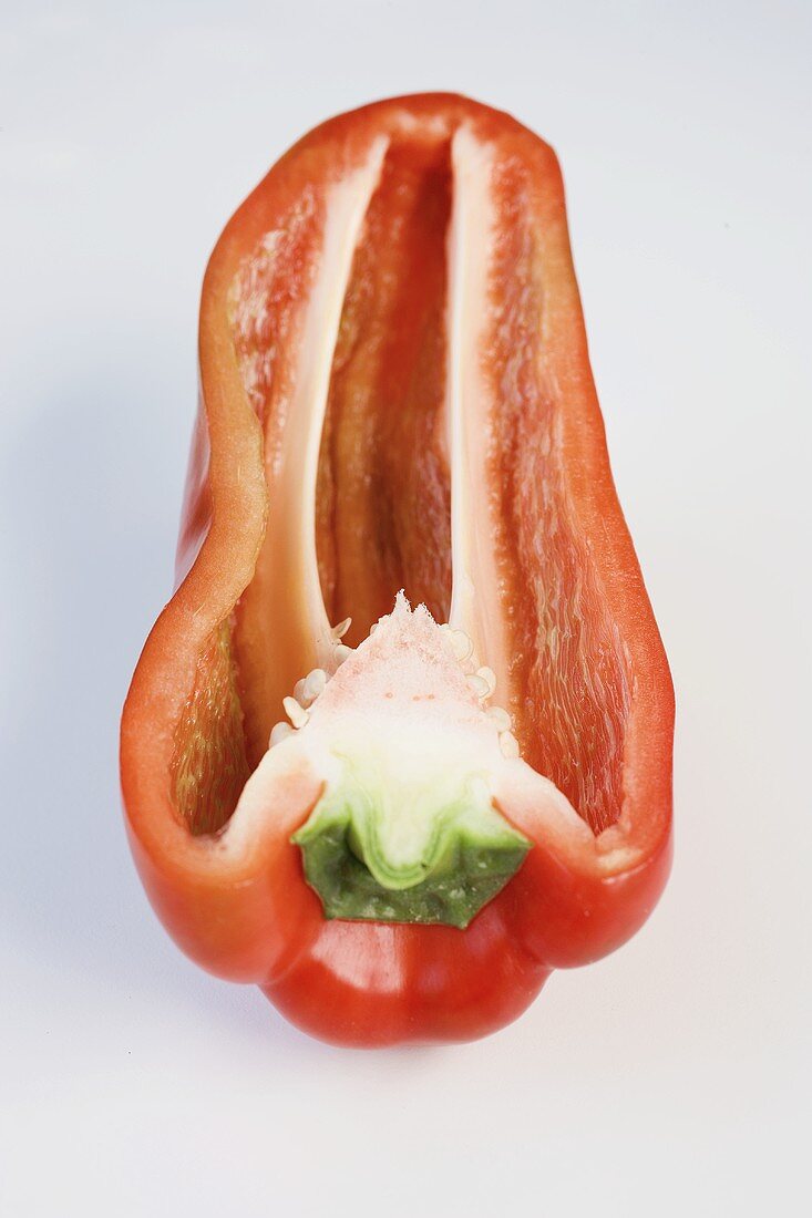Red pepper, halved