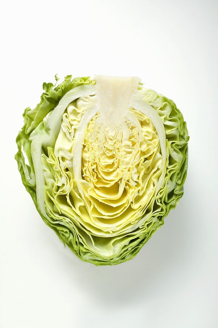 Half a white cabbage