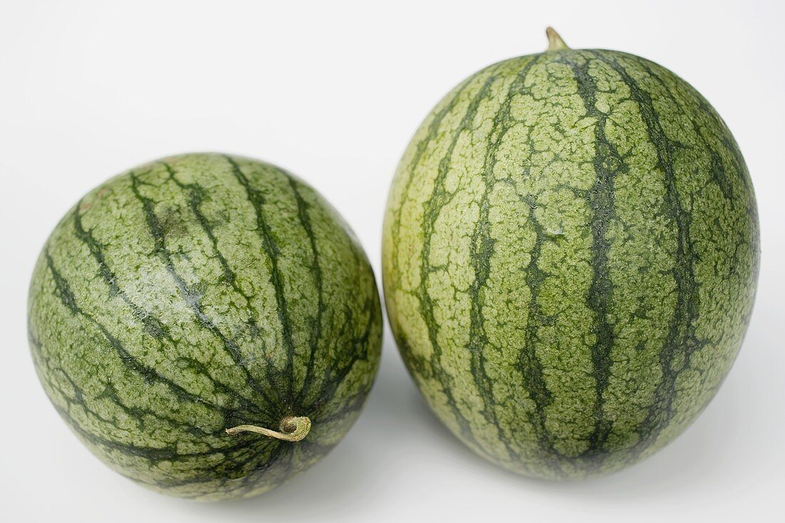 Zwei Wassermelonen