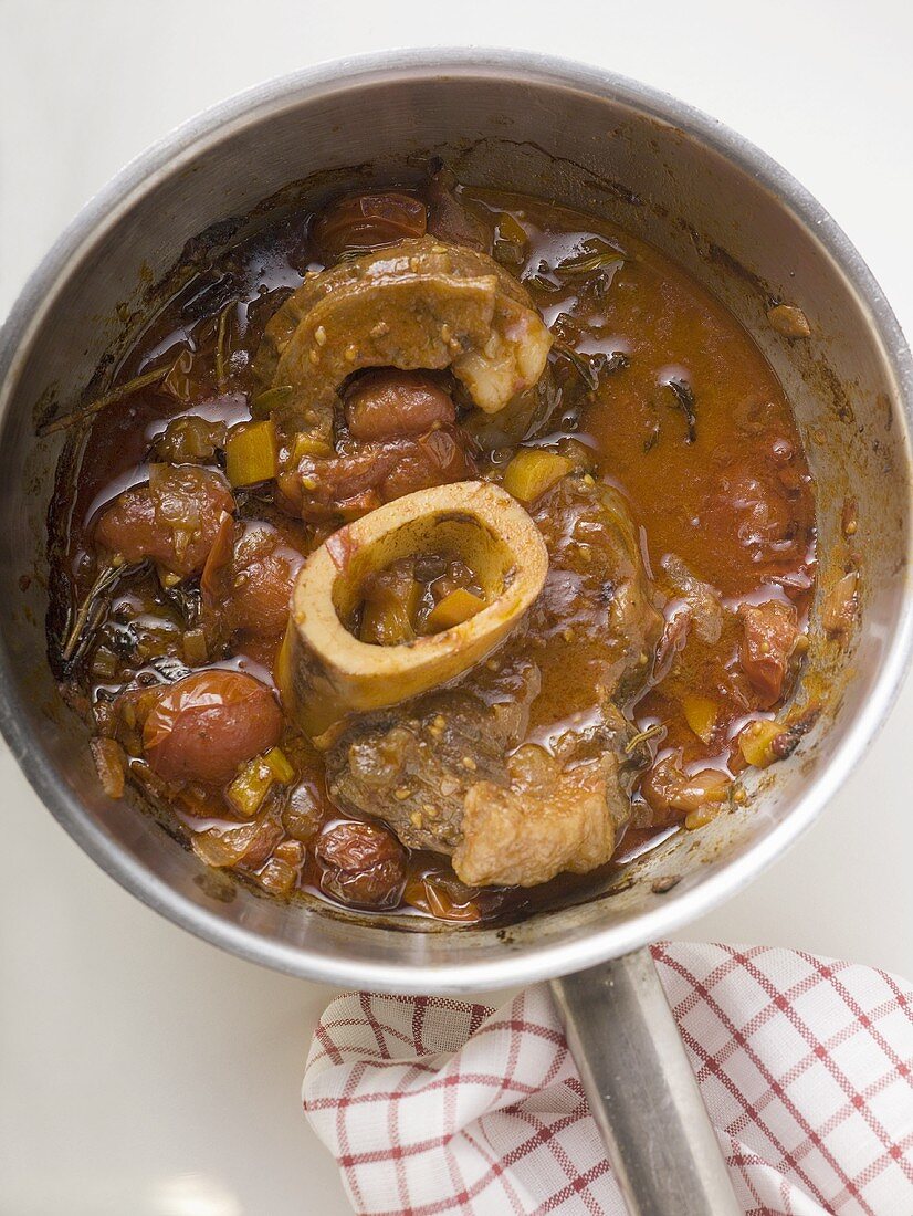 Ossobuco in Pfanne