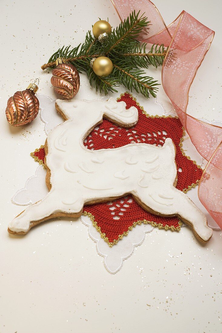 Gingerbread reindeer for Christmas