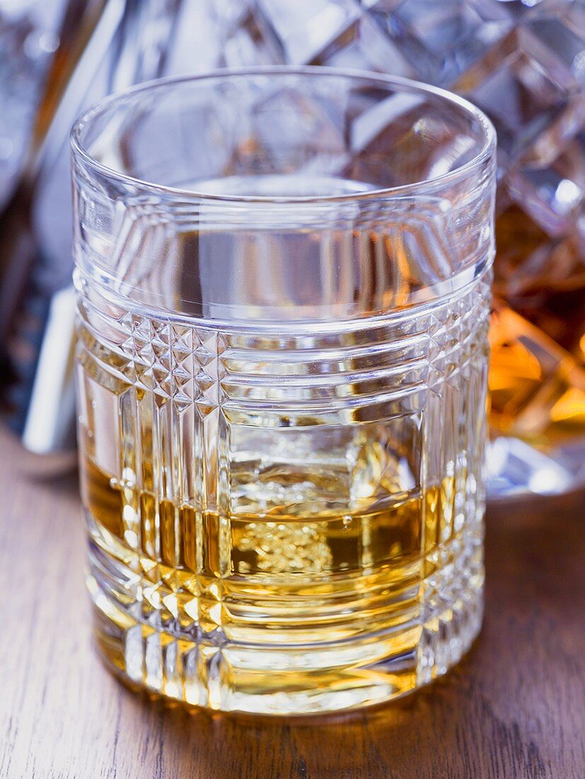 Whisky in a glass