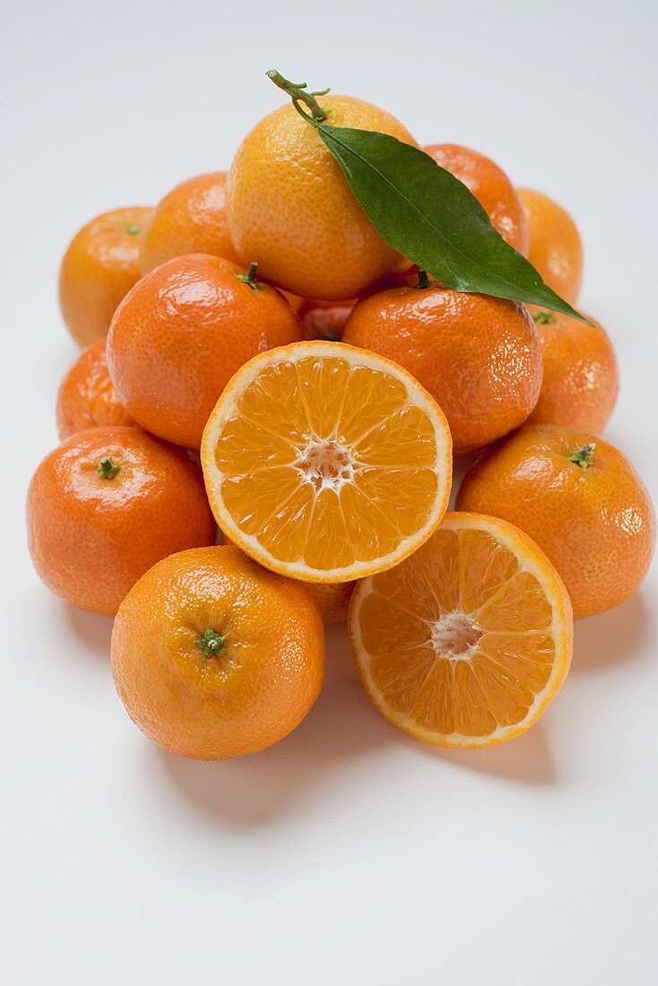 Ein Haufen Clementinen