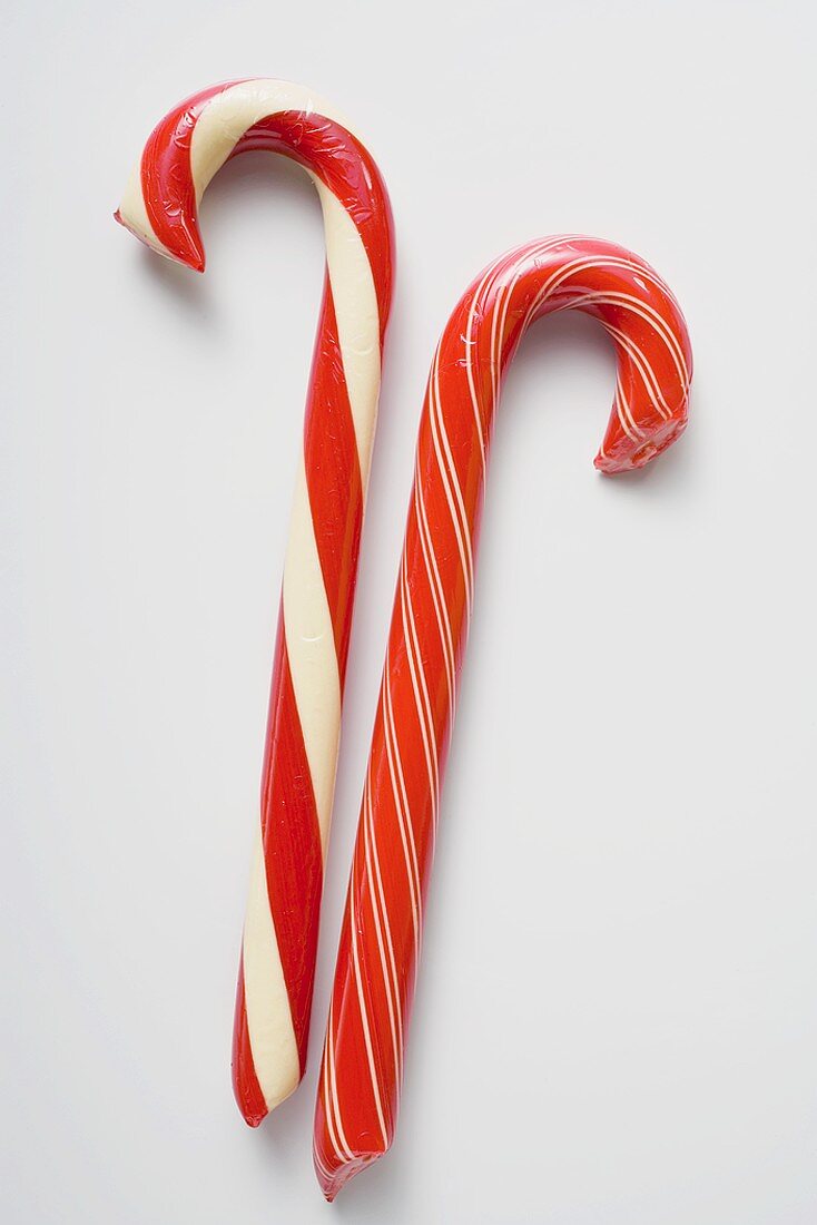Two candy canes