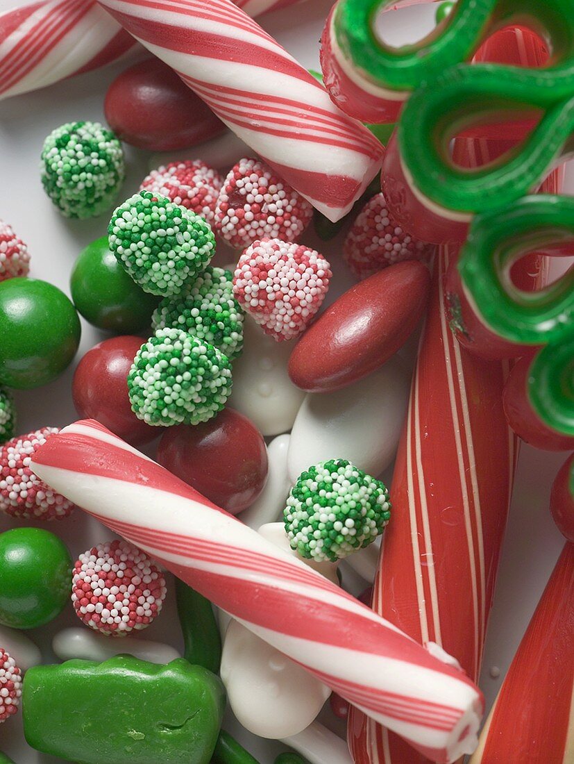 Assorted Christmas sweets (close-up)