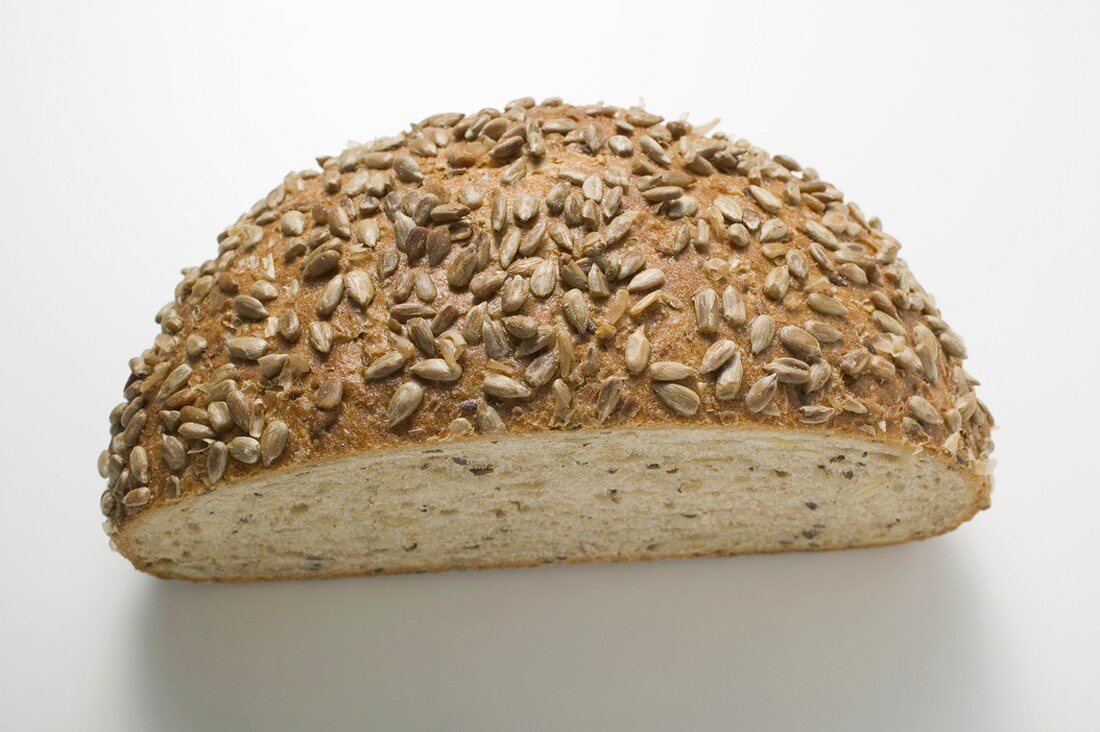 Half a loaf of sunflower bread