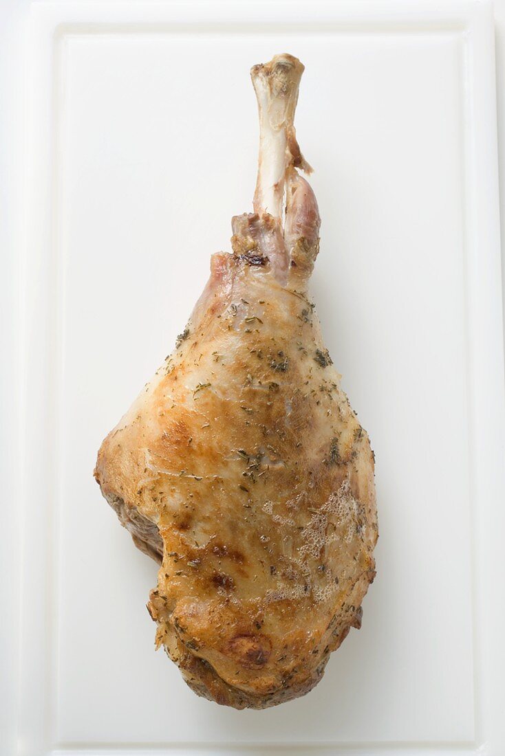 Roast turkey leg