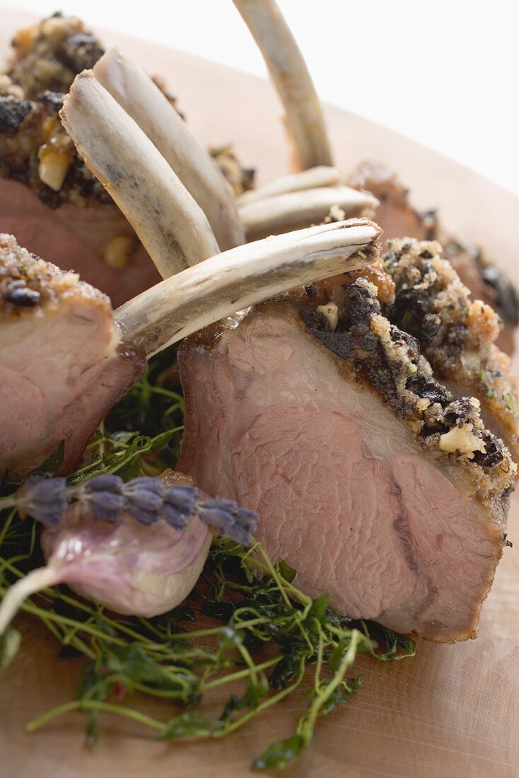 Rack of lamb with herb crust