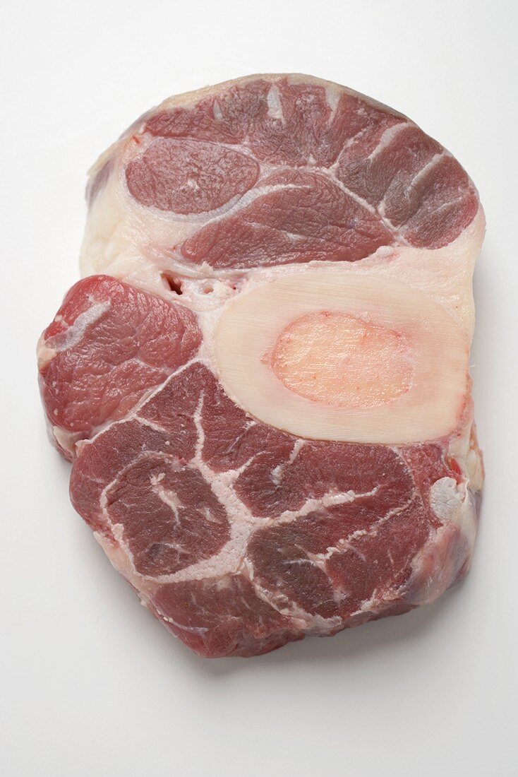 Slice of beef from the leg